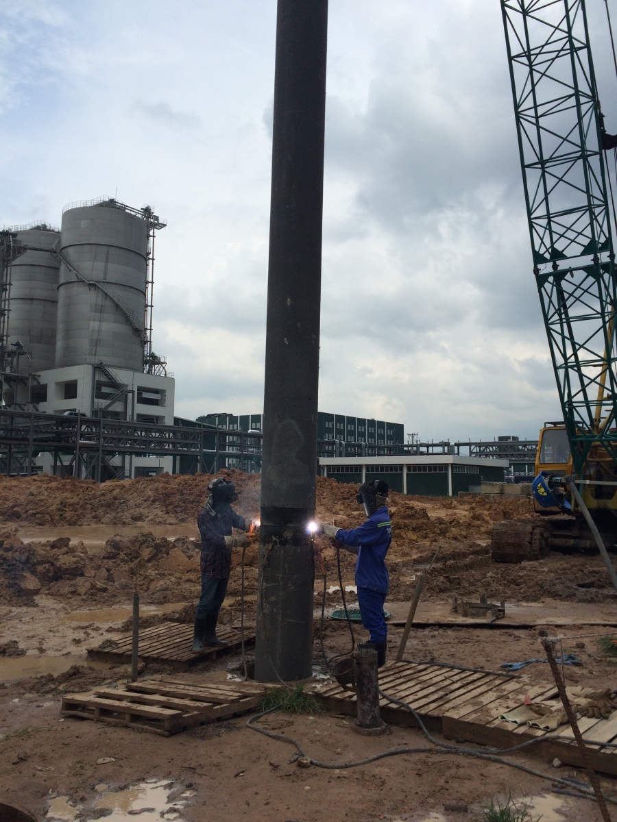 Biện pháp khoan hạ cọc